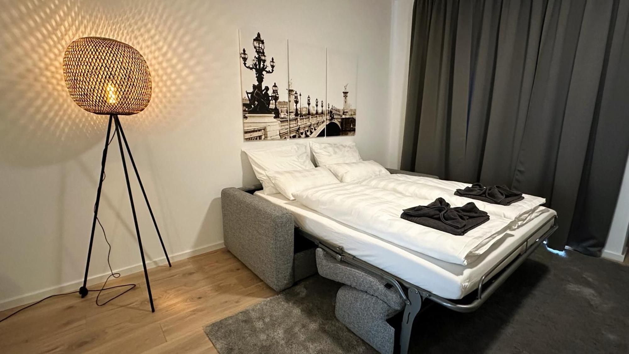 Bohnapartments - Nordkap-Suiten - Gratis Parkplatz - Moderner Neubau - Erdgeschoss - Fussbodenheizung Erfurt Zimmer foto