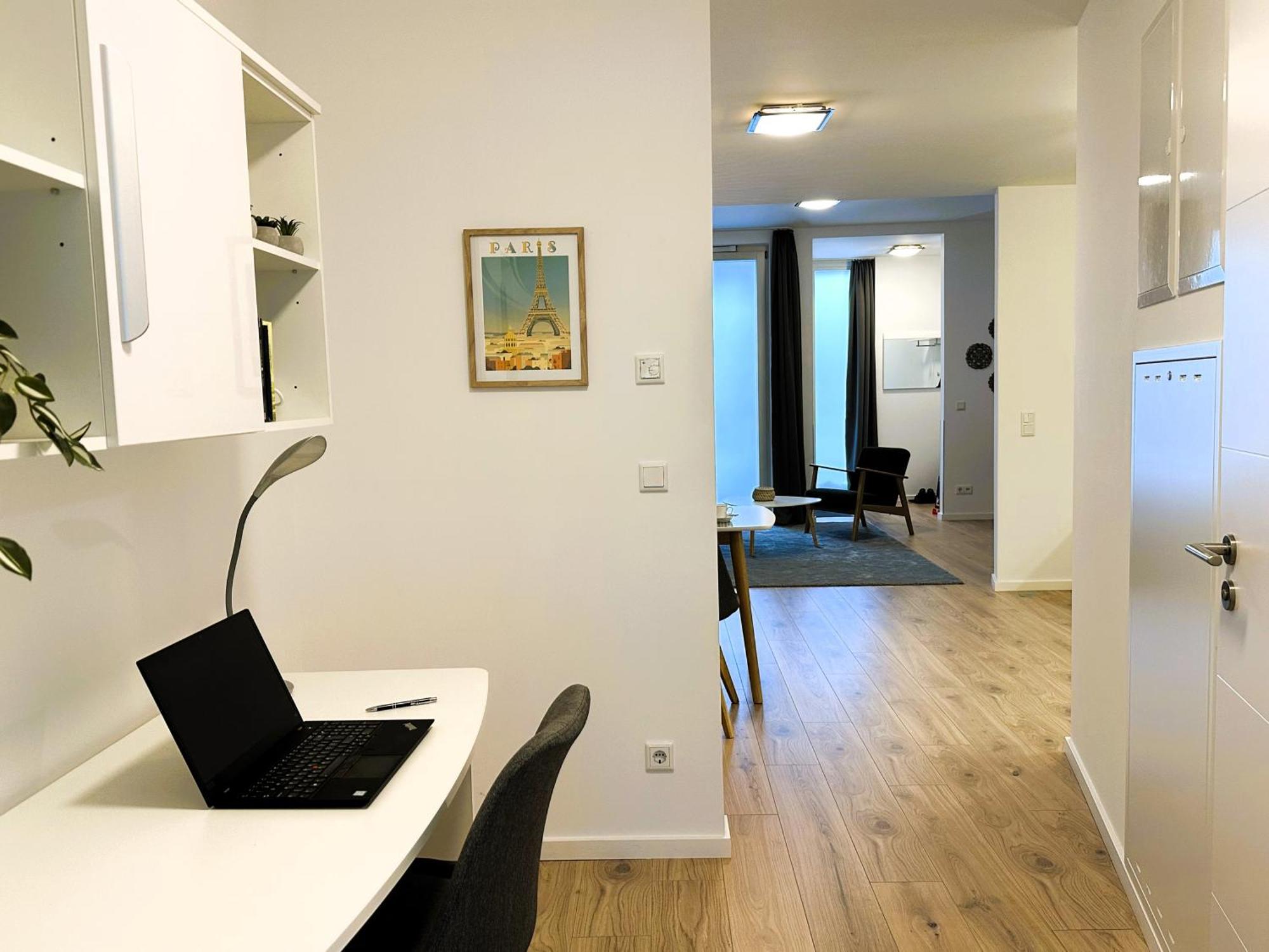 Bohnapartments - Nordkap-Suiten - Gratis Parkplatz - Moderner Neubau - Erdgeschoss - Fussbodenheizung Erfurt Zimmer foto