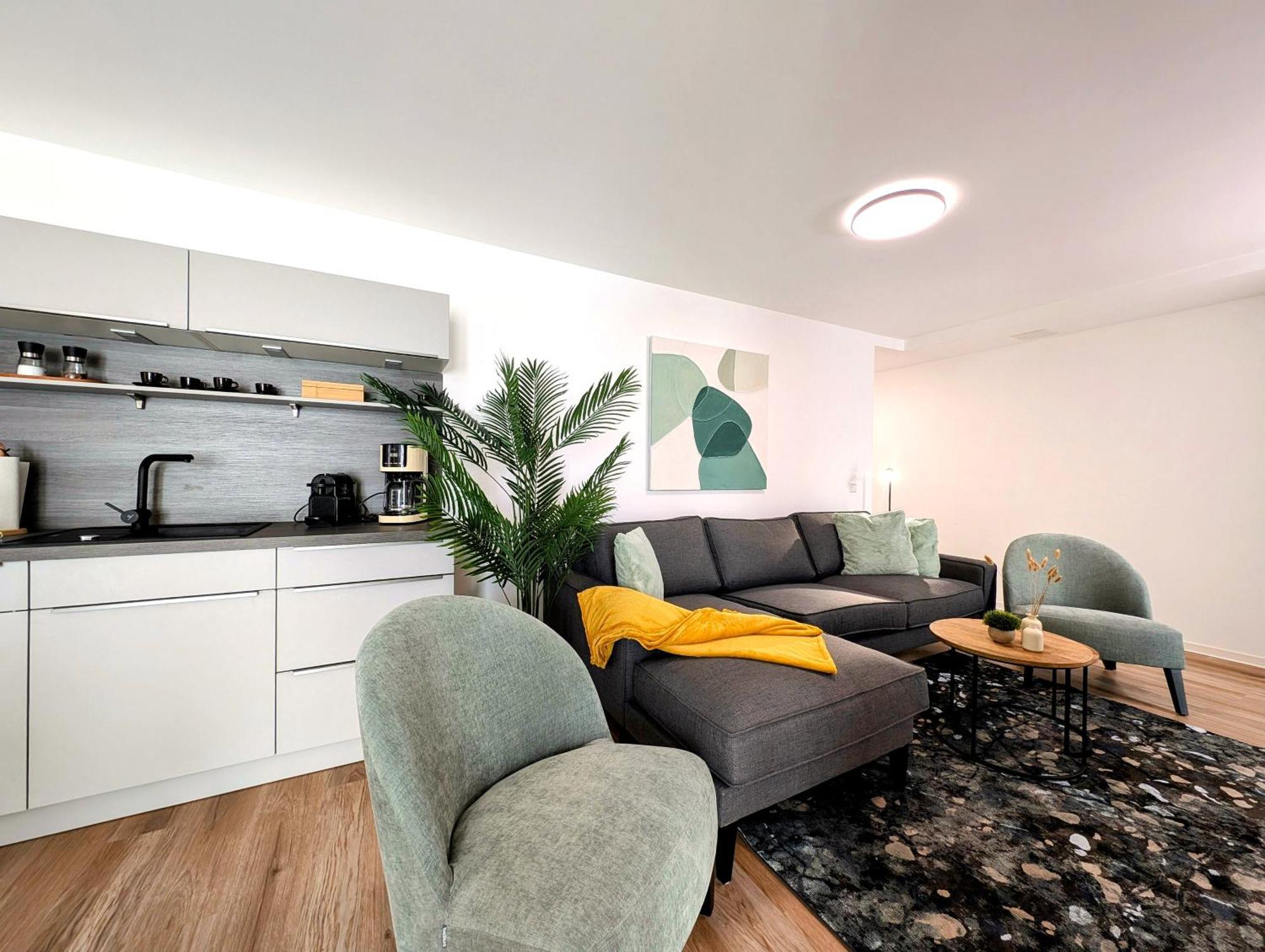 Bohnapartments - Nordkap-Suiten - Gratis Parkplatz - Moderner Neubau - Erdgeschoss - Fussbodenheizung Erfurt Exterior foto