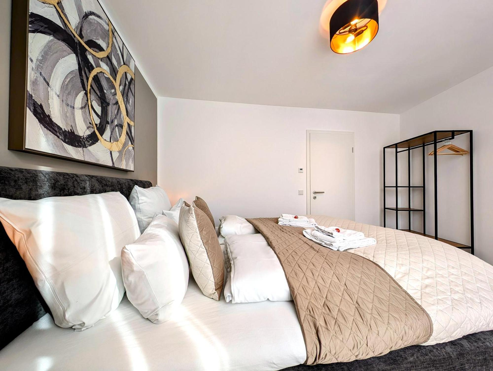 Bohnapartments - Nordkap-Suiten - Gratis Parkplatz - Moderner Neubau - Erdgeschoss - Fussbodenheizung Erfurt Zimmer foto