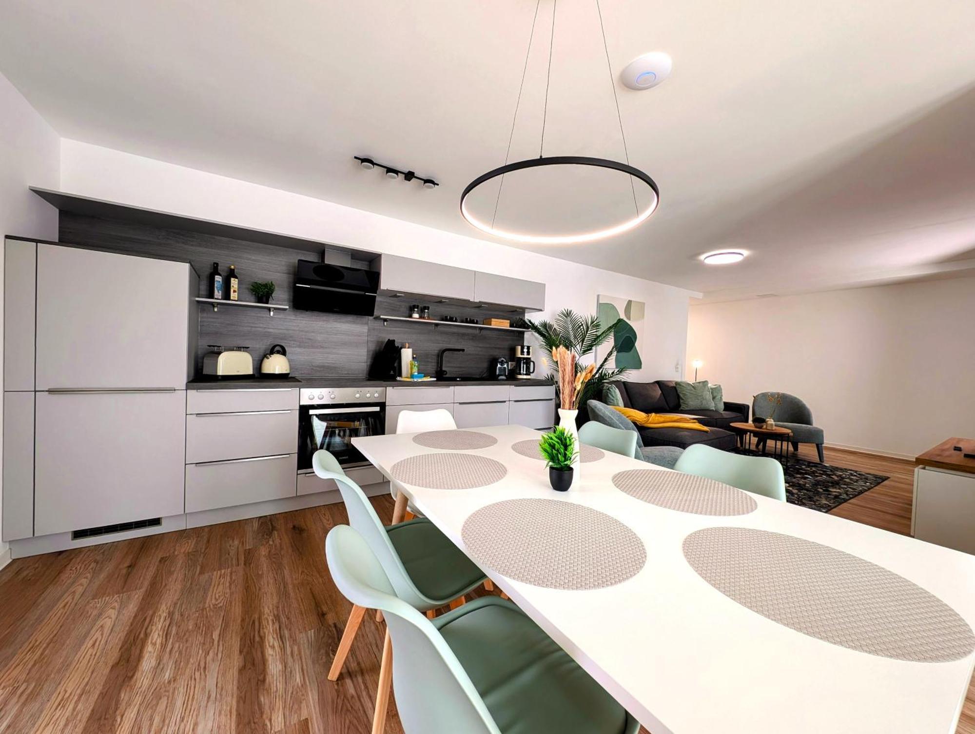 Bohnapartments - Nordkap-Suiten - Gratis Parkplatz - Moderner Neubau - Erdgeschoss - Fussbodenheizung Erfurt Exterior foto