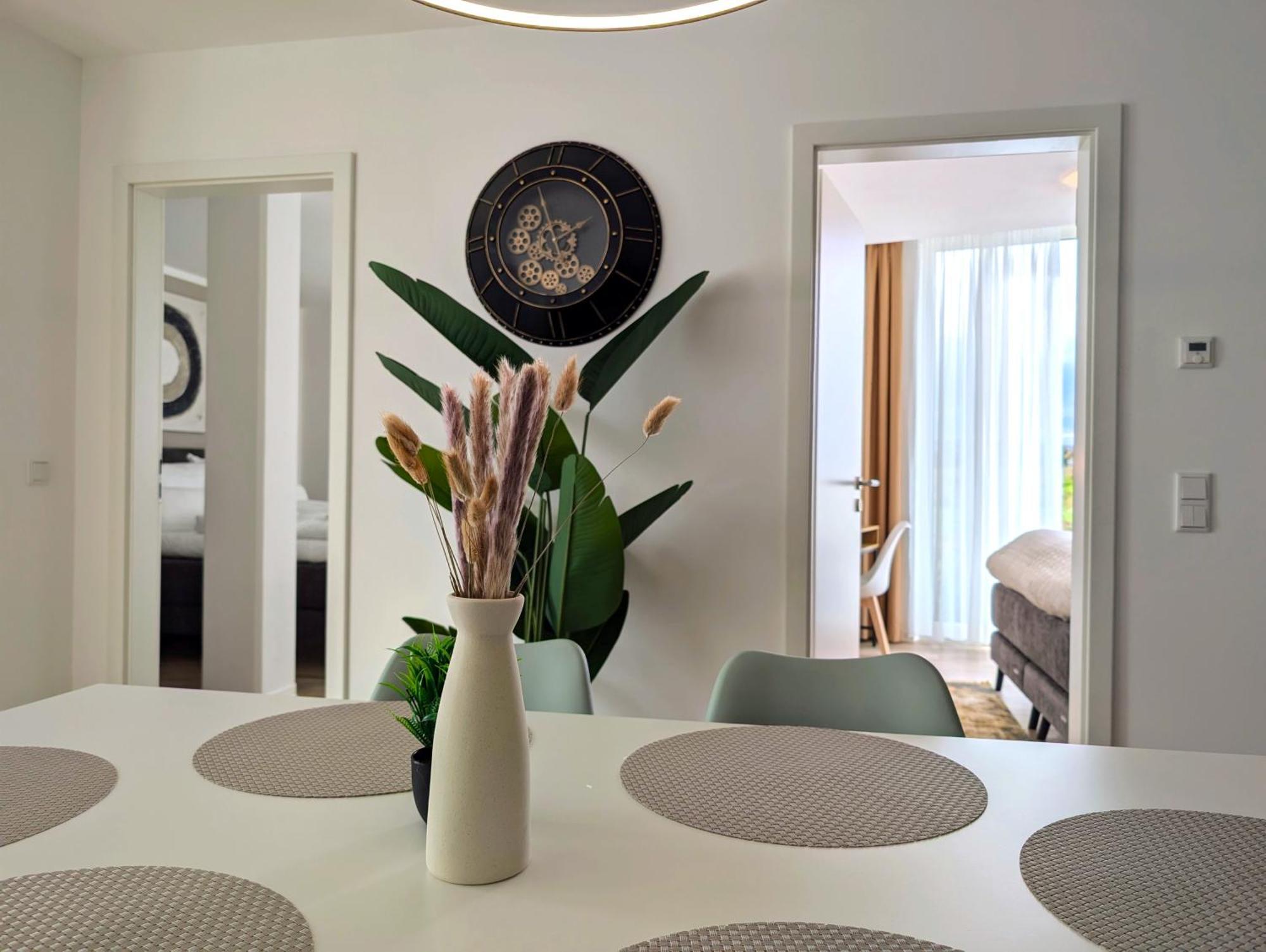 Bohnapartments - Nordkap-Suiten - Gratis Parkplatz - Moderner Neubau - Erdgeschoss - Fussbodenheizung Erfurt Zimmer foto